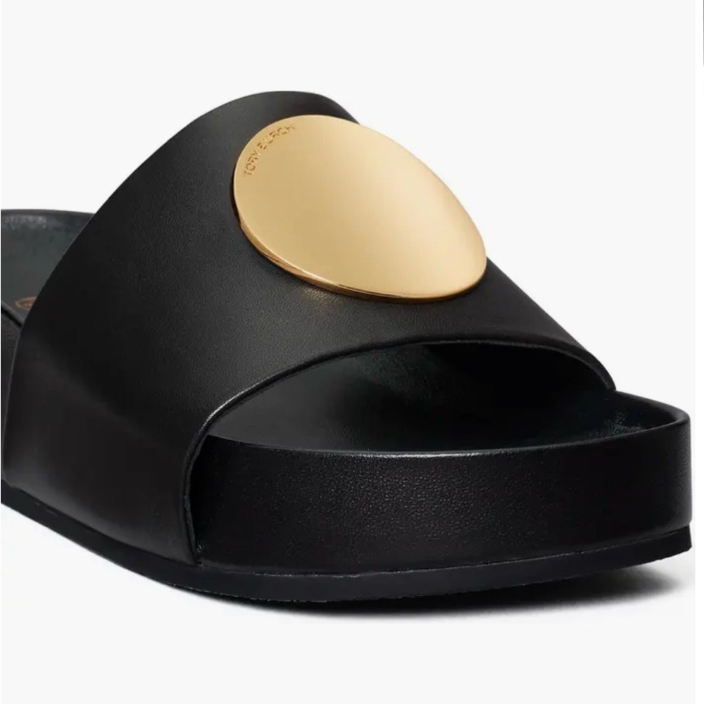 New Tory Burch Patos Slide Sandals - Picture 7 of 8
